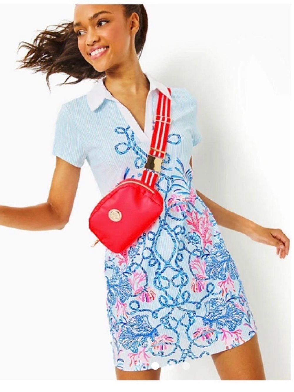 Lilly Pulitzer Cayo Caosta Dress UPF50+, sz M, NWT